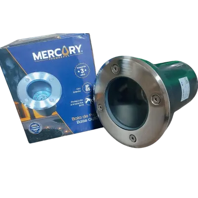 BALA LED PISO  GU10 SATIN REDONDA-SIN BOMBILLO