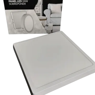 PANEL LED ONIX CUADRADO 24W 10 " SOBREPONER LUZ BALNCA