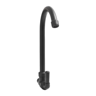 LLAVE CUELLO GANSO P/ALETA PARED NEGRO MATE UDUKE (HT1561)