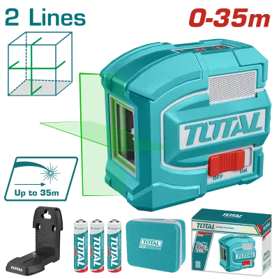 NIVEL LASER 0-35M  LUZ VERDE  INDUSTRIAL SUPER TOTAL (TLL156601)