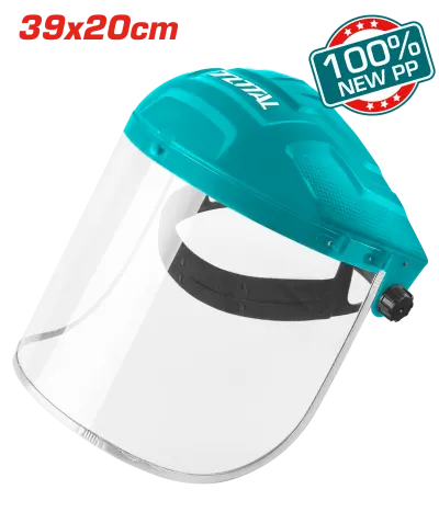 CARETA ESMERILAR INDUSTRIAL VERDE VISOR EN POLICARBONATO SUPER TOTAL  (TSP631)