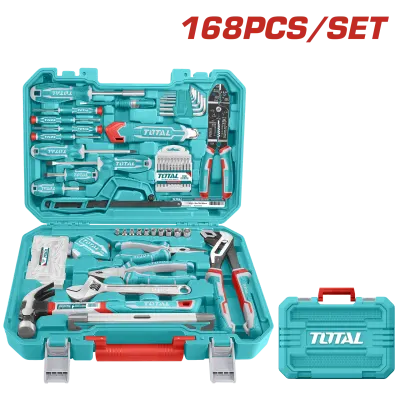 JUEGO DE HERRAMIENTAS 168 PZS SUPER TOTAL (THKTHP21686)