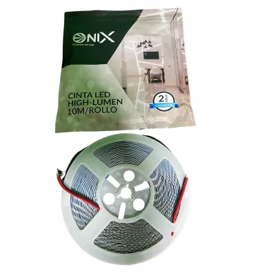 CINTA LED ONIX HIGH-LUMEN 110V/4100K 10M/ROLLO C-ADHESIVA NEUTRA