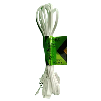 EXTENSION ELECTRICA 12FT 2X 14 AWG