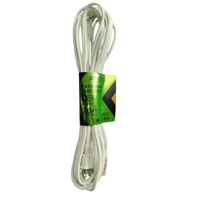 EXTENSION BLANCA 20 FT 2X14 AWG