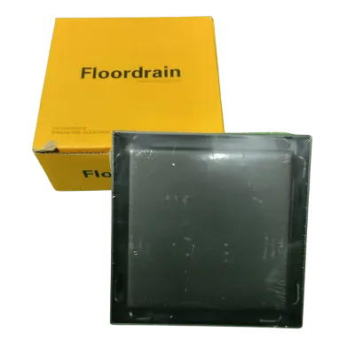 REJILLA VANGUARDISTA FLORDRAIN NEGRA 10X10