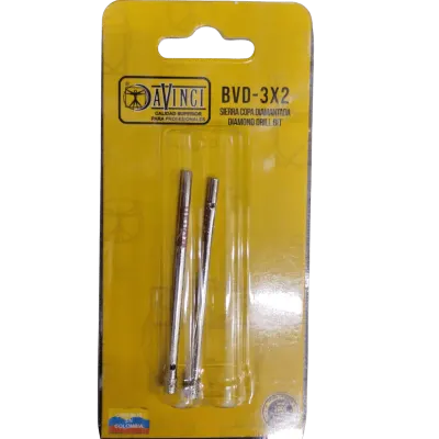 COPA DIAMANTADA PARA VIDRIO DE 3MM BLISTER X2UND