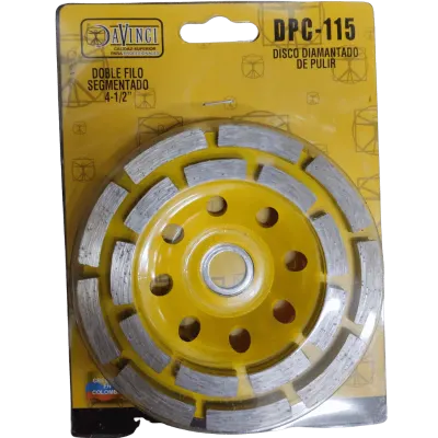 DISCO DIAMANTADO PARA PULIR DE 4.1/2" DOBLE FILO SEGMENTADO