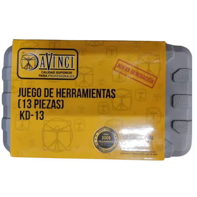 JUEGO DE HERRAMIENTAS POR 13 PIEZAS