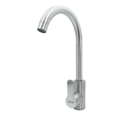 LLAVE LAVAPLATOS ACERO INOXIDABLE MONOCONTROL REDONDA SATINADA UDUKE (HT2049)