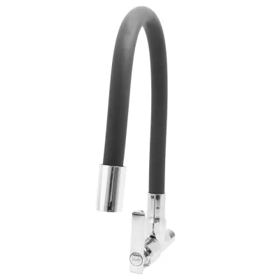 LLAVE LAVAPLATOS CUELLO GANSO FLEXIBLE ACERO INOXIDABLE ALETA PARED UDUKE (HT2047)