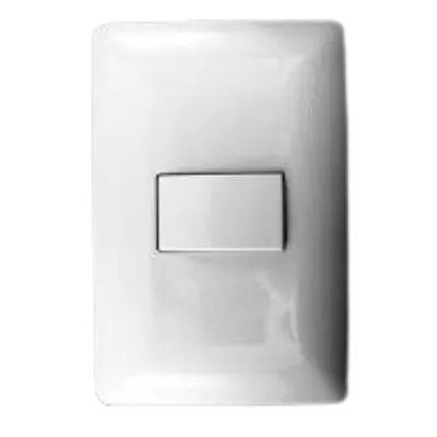 INTERRUPTOR SENCILLO CONMUTABLE ONIX COLOR BLANCO