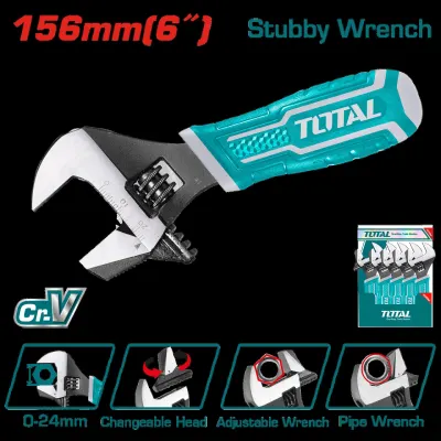 LLAVE PESTON 6" ENCAUCHETADA 2 EN 1 SUPER TOTAL (THT1016S)