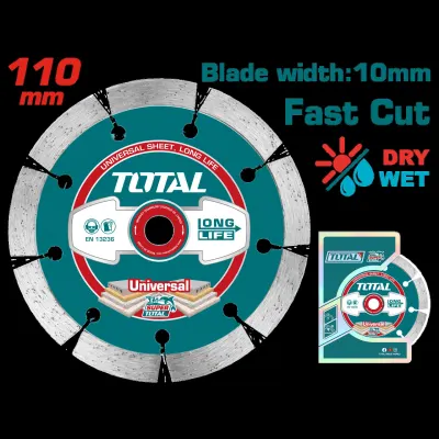 DISCO DIAMANTADO SEGMENTADO 4 3/8"SUPER TOTAL (TAC2111103)