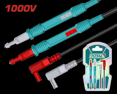 CABLE DE PRUEBA PARA MULTIMETRO 1000V 100CM INDUSTRIAL SUPER TOTAL (TMT31001)