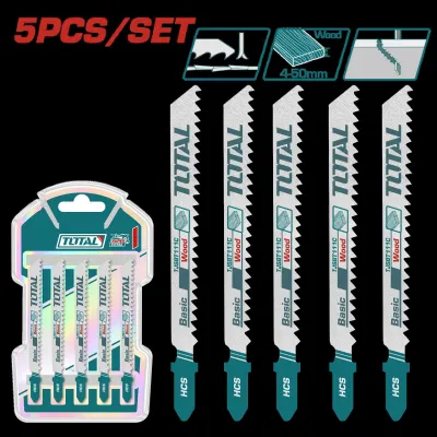 SET DE SEGUETA SIERRA CALADORA X5PCS PARA MADERA SUPER TOTAL (TJSBT111C)