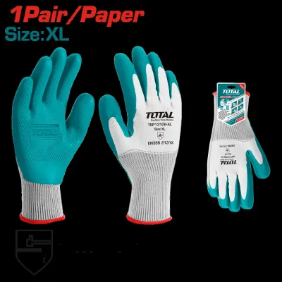 GUANTE DE LATEX XL INDUSTRIAL SUPER TOTAL (TSP13106-XL)