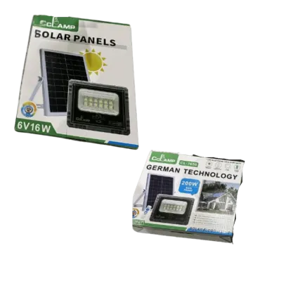 REFLECTOR CON PANEL SOLAR 200w