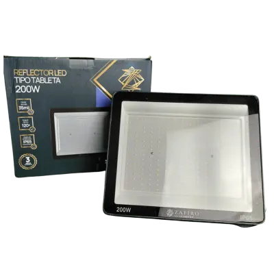 REFLECTOR LED TIPO TABLETA 200W ZAFIRO LUZ BLANCA