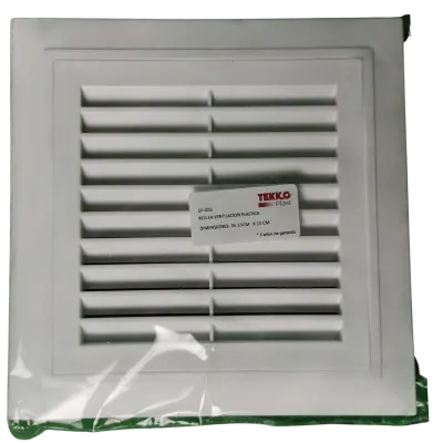 REJILLA VENTILACION PLASTICA 15CM X 15CM