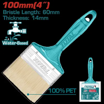 BROCHA 4" MANGO PLASTICO TOTAL (THT840406)