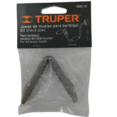 JUEGO DE MUELAS PARA BERBIQUI 12" TRUPER