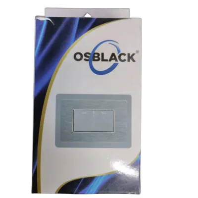 INTERRUPTOR DOBLE OSBLACK DE LUJO