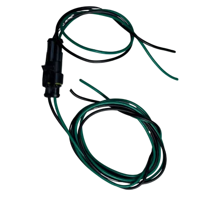 CABLE CONECTOR 2 PINES VEHICULAR PARA INTERPERIE