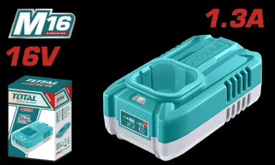 CARGADOR DE BATERIAS 16V INDUSTRIAL SUPER TOTAL (UTFCLI1613)