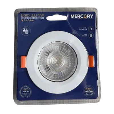 BALA LED CALIDAD 5W 3000K