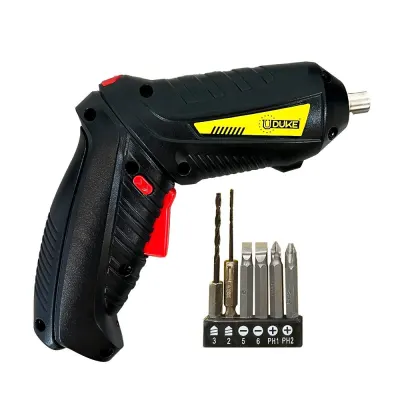 ATORNILLADOR INALAMBRICO 3.6V INCLUYE 6 ACCESORIOS CARGA TIPO C UDUKE (HT3372)