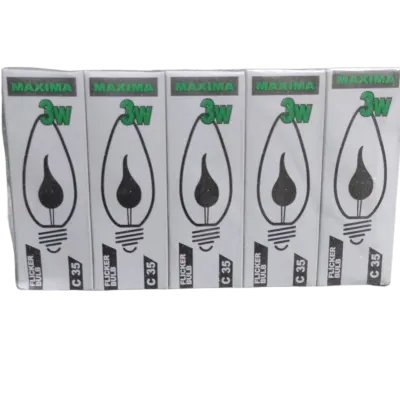 BOMBILLO LLAMA 11OV 3W E27 LED