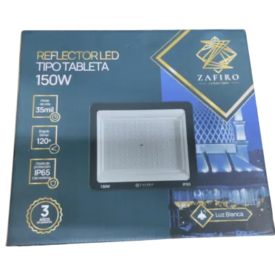 REFLECTOR LED TIPO TABLETA 150W ZAFIRO LUZ BLANCA