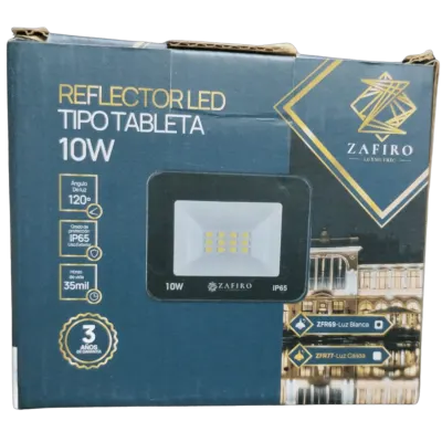 REFLECTOR LED TIPO TABLETA 10W ZAFIRO LUZ BLANCA