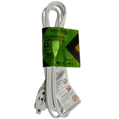 EXTENSION BLANCA 9FT 2 X 14 AWG