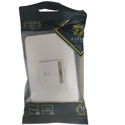 PULSADOR SENCILLO ONIX COLOR BLANCO