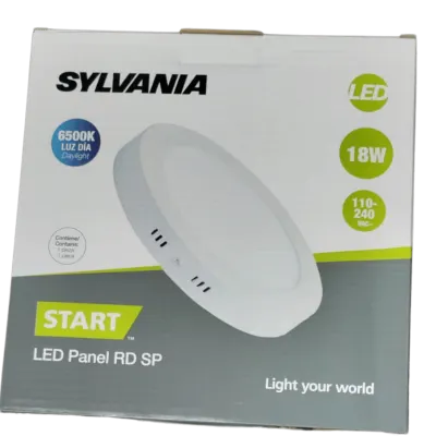 PANEL LED RD 18W SOBREPONER 1100LM 6500K 100-240V 10KH START SILVANIA