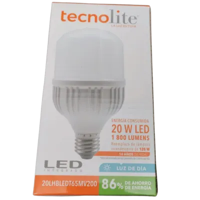 BOMBILLO LED 20W 6500K 1800 LM 100-240V 25KH