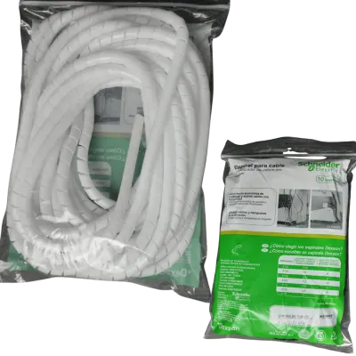 ESPIRAL P/CABLE 12MMX10M BCO