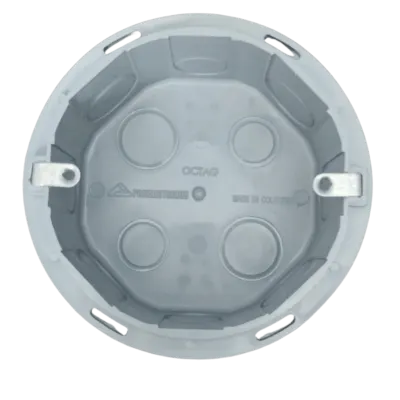 CAJA PLASTICA OCTAGONAL GRIS PROELECTRICOS
