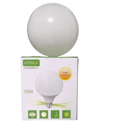 CRD-D15W BOMBILLO LED TIPO GLOBO DE 15W 6500K, E27