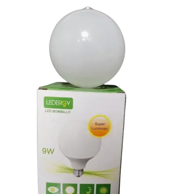 CR-H9W BOMBILLO LED TIPO GLOBO DE 9W 6000K, E27
