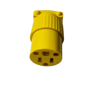 TOMACORRIENTE BAQUELITA 3P X 15A AMARILLO