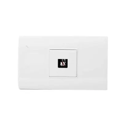 LINEA BK PLUS BLANCA INCRUSTAR TOMA TELEFONO (118K-17) (HT20683)