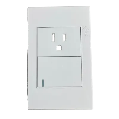 TOMA + INTERRUPTOR SELECTA BLANCA