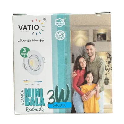 MINI BALA 3W BLANCA 6400K ECO