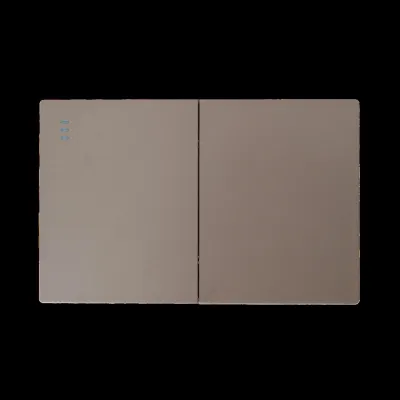 SWICHE DOBLE TERRA GRIS UDUKE (V8-007)