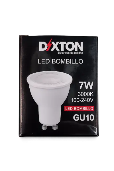 BOMBILLO LED MR16 GU10 7W 3000K IMPORTAD