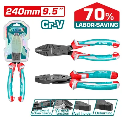 CORTAFRIO MULTIFUNCIONAL 9.5"" CROMO VANADIUM INDUSTRIAL TOTAL (THTC510958)   Item: 23871
