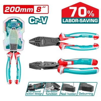 CORTAFRIO MULTIFUNCIONAL 8"" CROMO VANADIUM INDUSTRIAL TOTAL (THTC510808)   Item: 23870